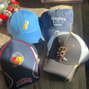 Minor league baseball hat bundle